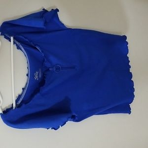 Justice dark blue short sleeve